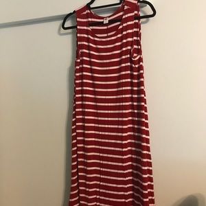 Red Striped Old Navy Dress